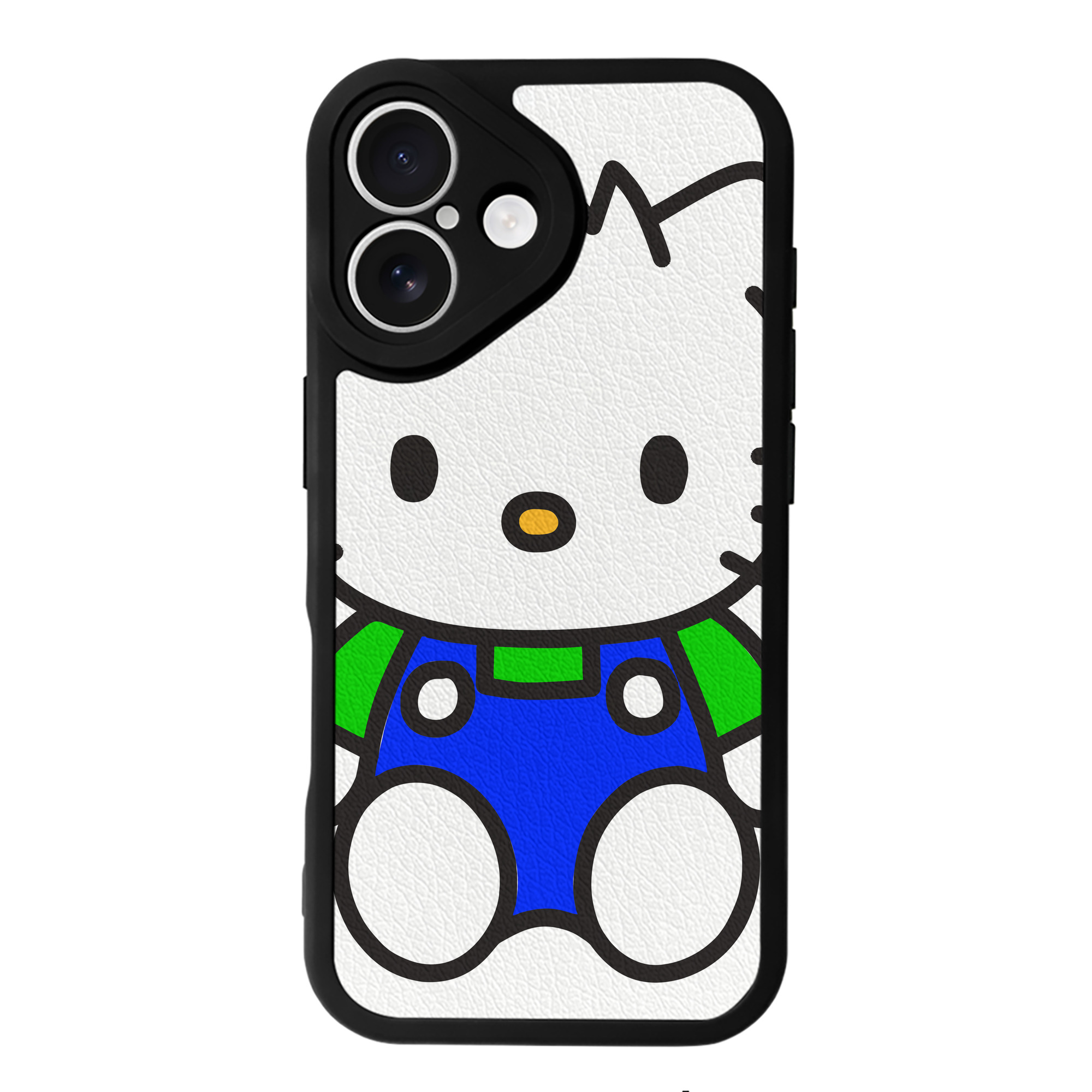 （画像用） Hello Kitty ハローキティ 【iPhone 16シリーズ対応】シリコンスマホケース（レザー調） 材質：シリコン